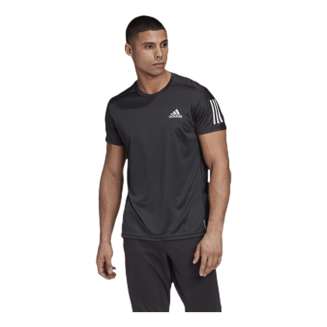 ADIDAS Own The Run Tee Black 1 ADIDAS Own The Run Tee Black