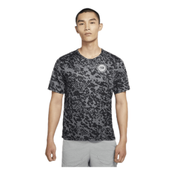 Nike Dri-FIT Miler Wild Run Top SS Pr Black/Silver