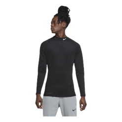 Nike Pro Warm LS Top White/Black