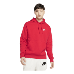 Nike Sportswear Club Fleece Pullover Hoodie UNIVERSITY RED/UNIVERSITY RED/WHITE