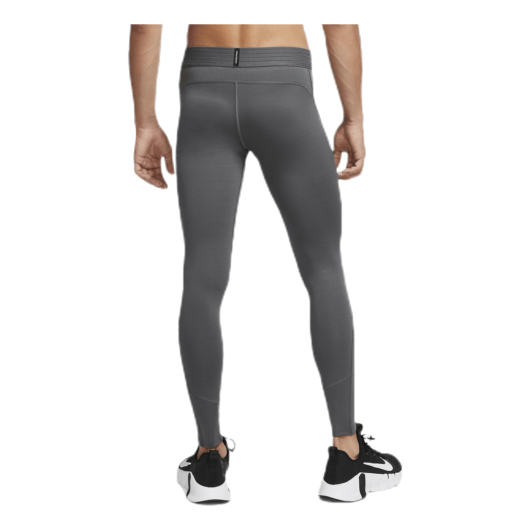 Nike Pro Warm Tights Black/Grey 2 Nike Pro Warm Tights Black/Grey - Image 2