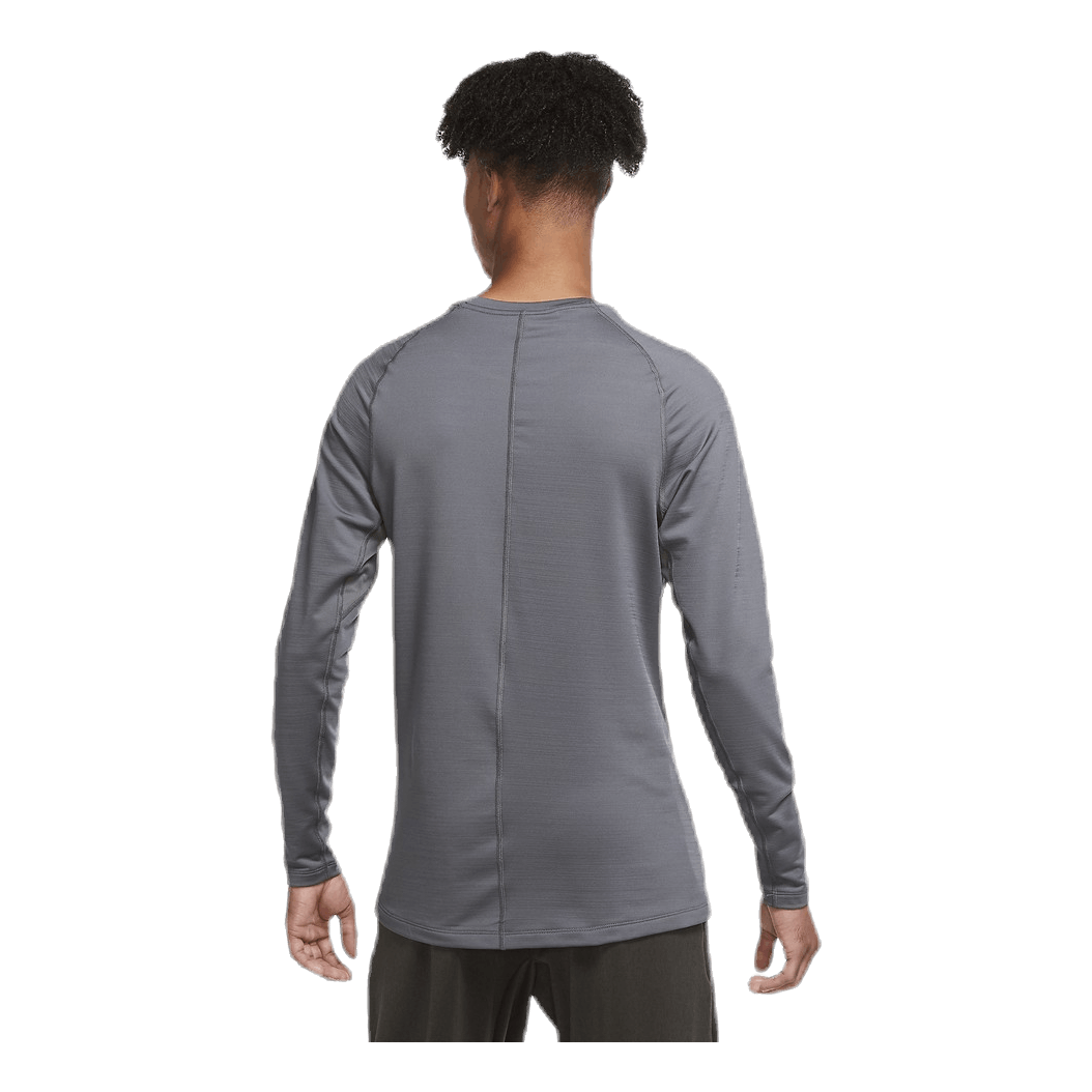 Nike Pro Warm LS Top Black/Grey 2 Nike Pro Warm LS Top Black/Grey - Image 2