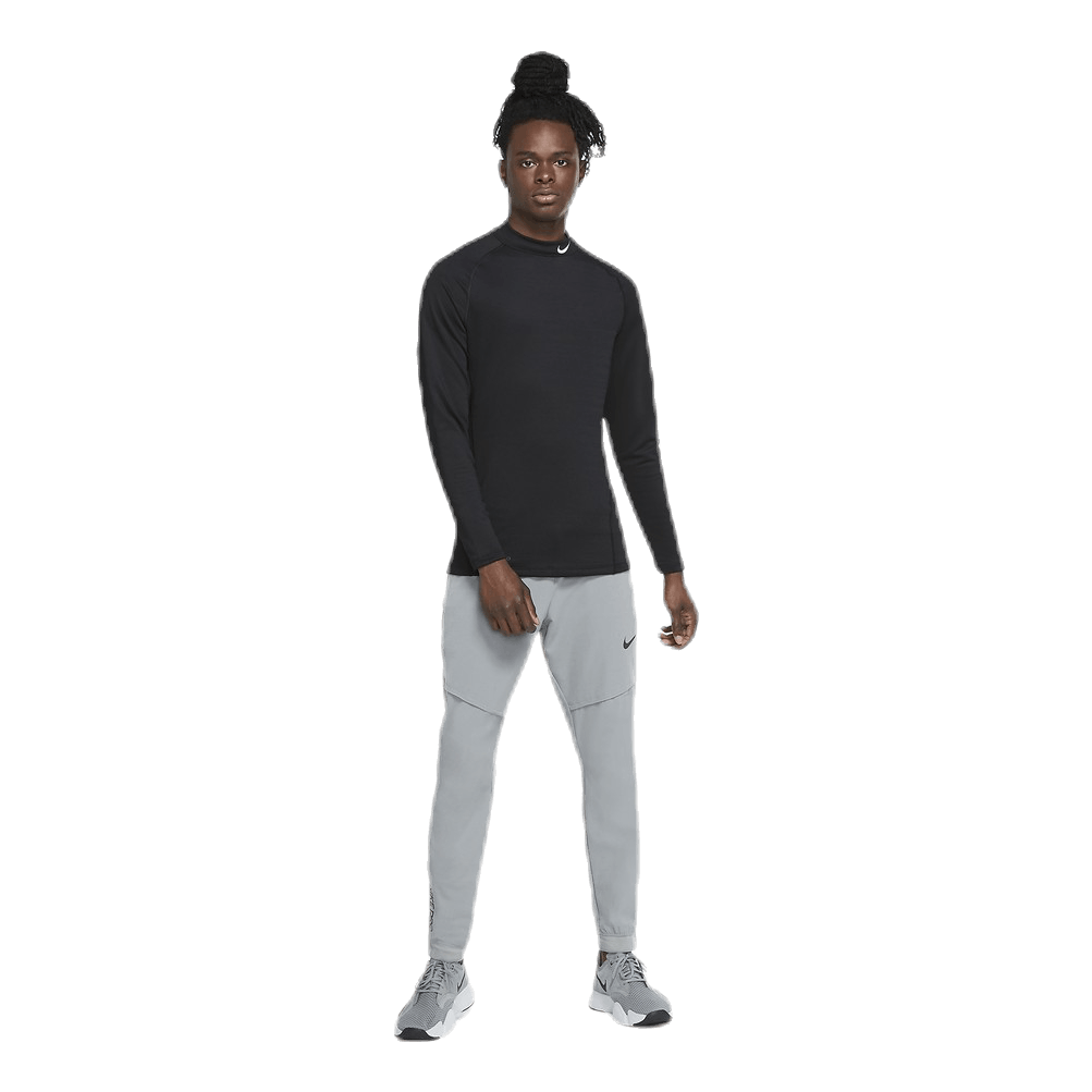 Nike Pro Warm LS Top White/Black 5 Nike Pro Warm LS Top White/Black - Image 5