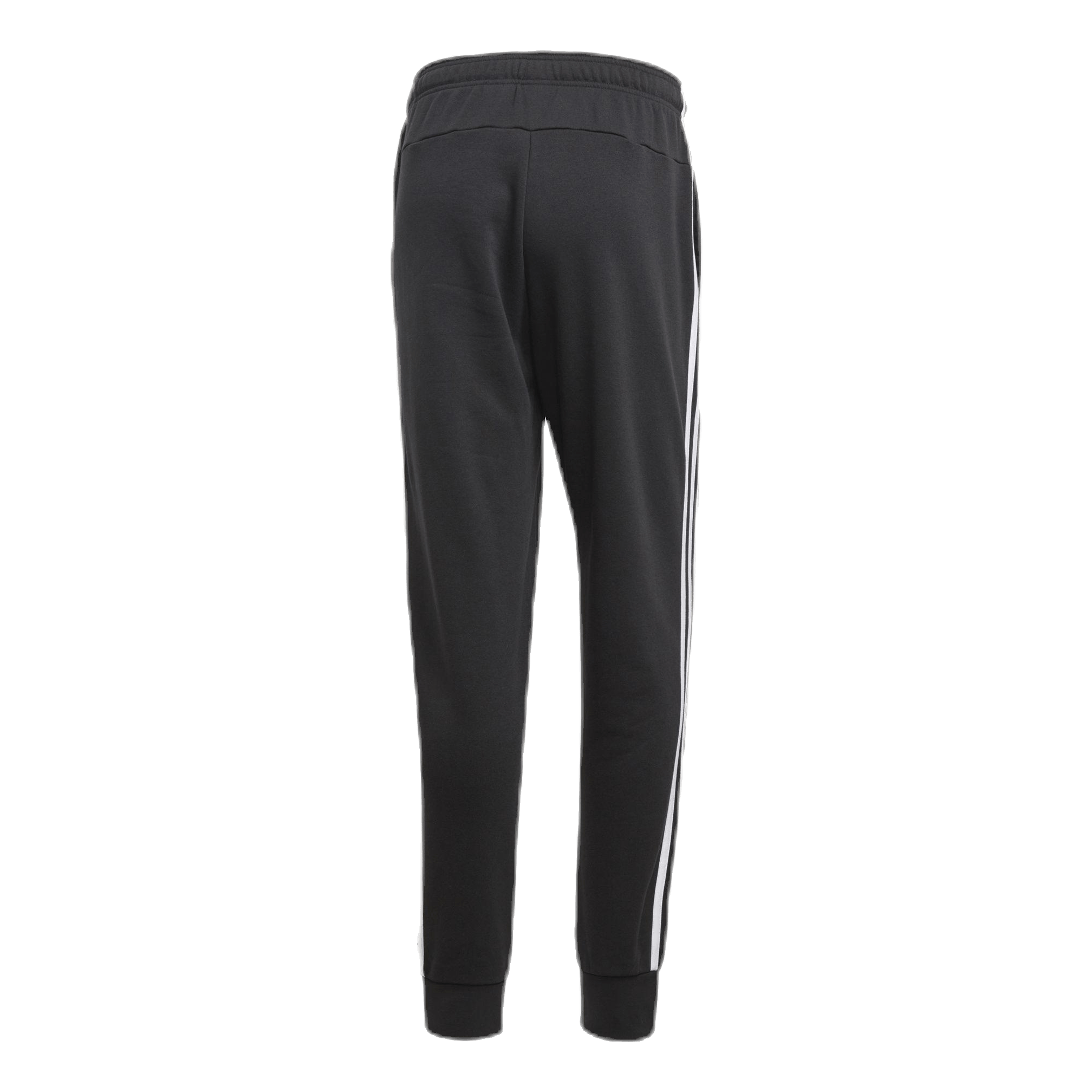 ADIDAS Essentials 3 Stripes Tapered Pant Ft Cuffed Black / White 6 ADIDAS Essentials 3 Stripes Tapered Pant Ft Cuffed Black / White - Image 6
