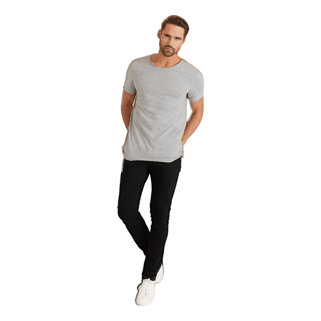 Bread & Boxers Relaxed Crew Neck Grey 3 Bread & Boxers Relaxed Crew Neck Grey - Image 3