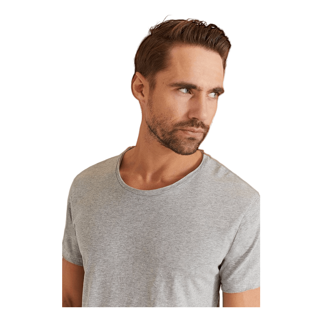 Bread & Boxers Relaxed Crew Neck Grey 4 Bread & Boxers Relaxed Crew Neck Grey - Image 4