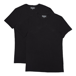 Bread & Boxers Crew Neck 2-Pack Black -Takit Myyntikauppa 09052 37 003