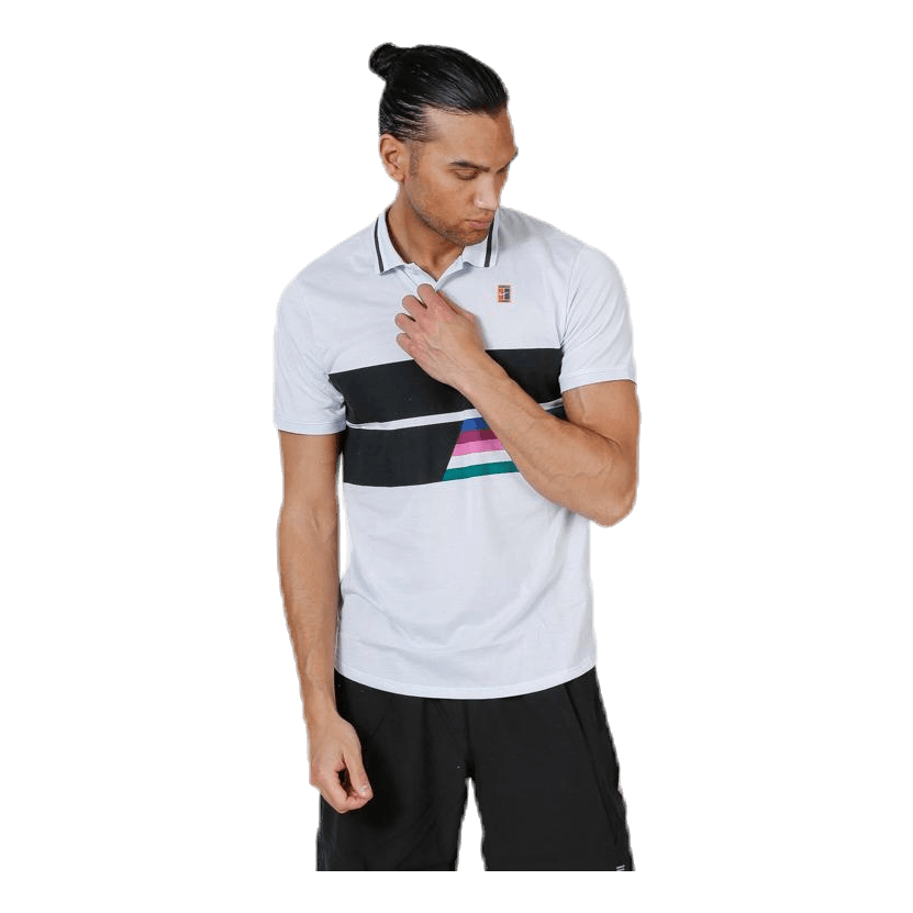 Nike Court Classic Polo Blue/Green/Black 1 Nike Court Classic Polo Blue/Green/Black