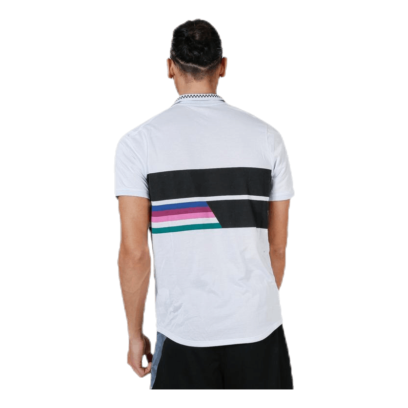 Nike Court Classic Polo Blue/Green/Black 2 Nike Court Classic Polo Blue/Green/Black - Image 2