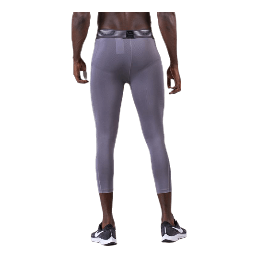 Nike Breathe Tight 3QT Black/Grey 3 Nike Breathe Tight 3QT Black/Grey - Image 3