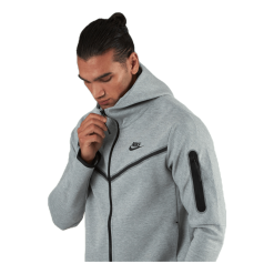Nike Sportswear Tech Fleece Men's Full-Zip Hoodie DK GREY HEATHER/BLACK -Takit Myyntikauppa 09236 35 003