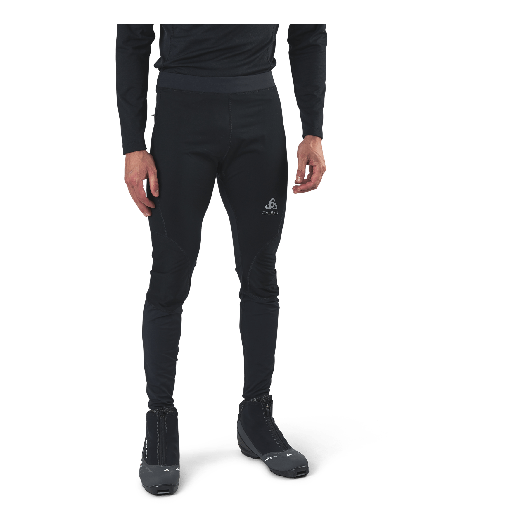 Odlo Zeroweight Warm Tights Black 2 Odlo Zeroweight Warm Tights Black - Image 2