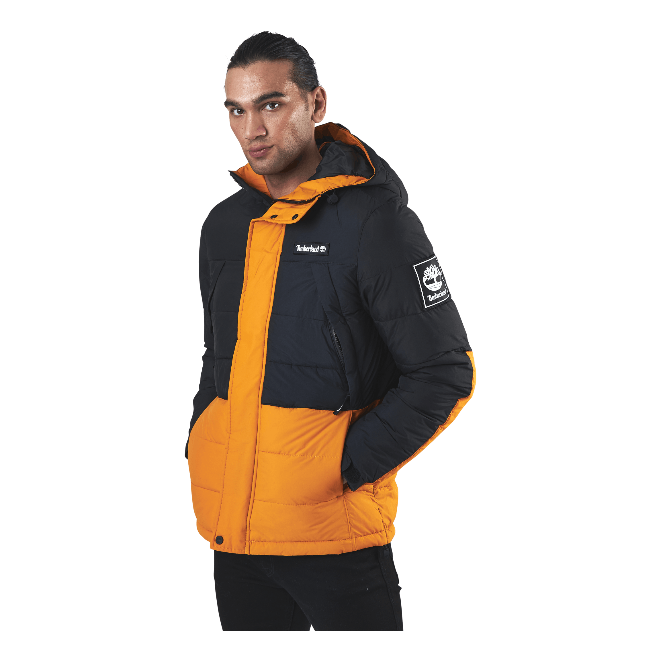 Timberland Yc Archive Puffer Jacket Orange/Black 5 Timberland Yc Archive Puffer Jacket Orange/Black - Image 5