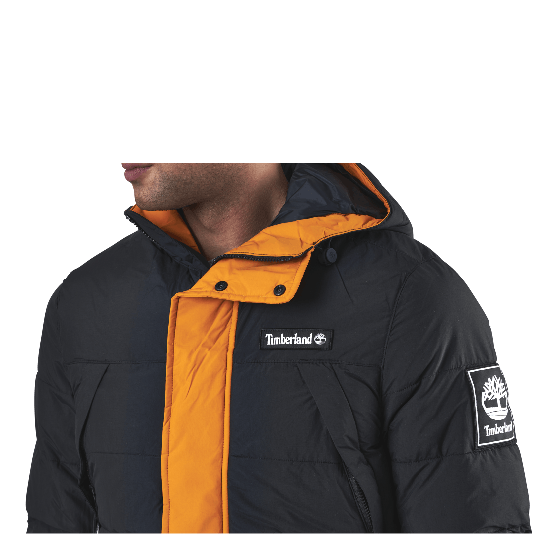 Timberland Yc Archive Puffer Jacket Orange/Black 7 Timberland Yc Archive Puffer Jacket Orange/Black - Image 7