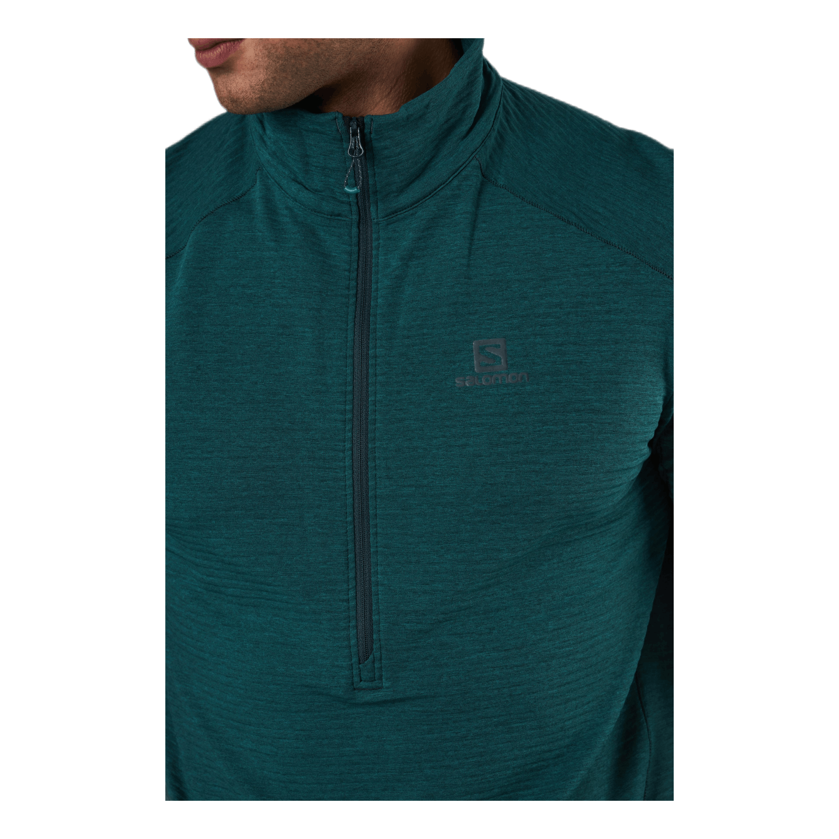 Salomon Outline Half Zip Midlayer Green 3 Salomon Outline Half Zip Midlayer Green - Image 3