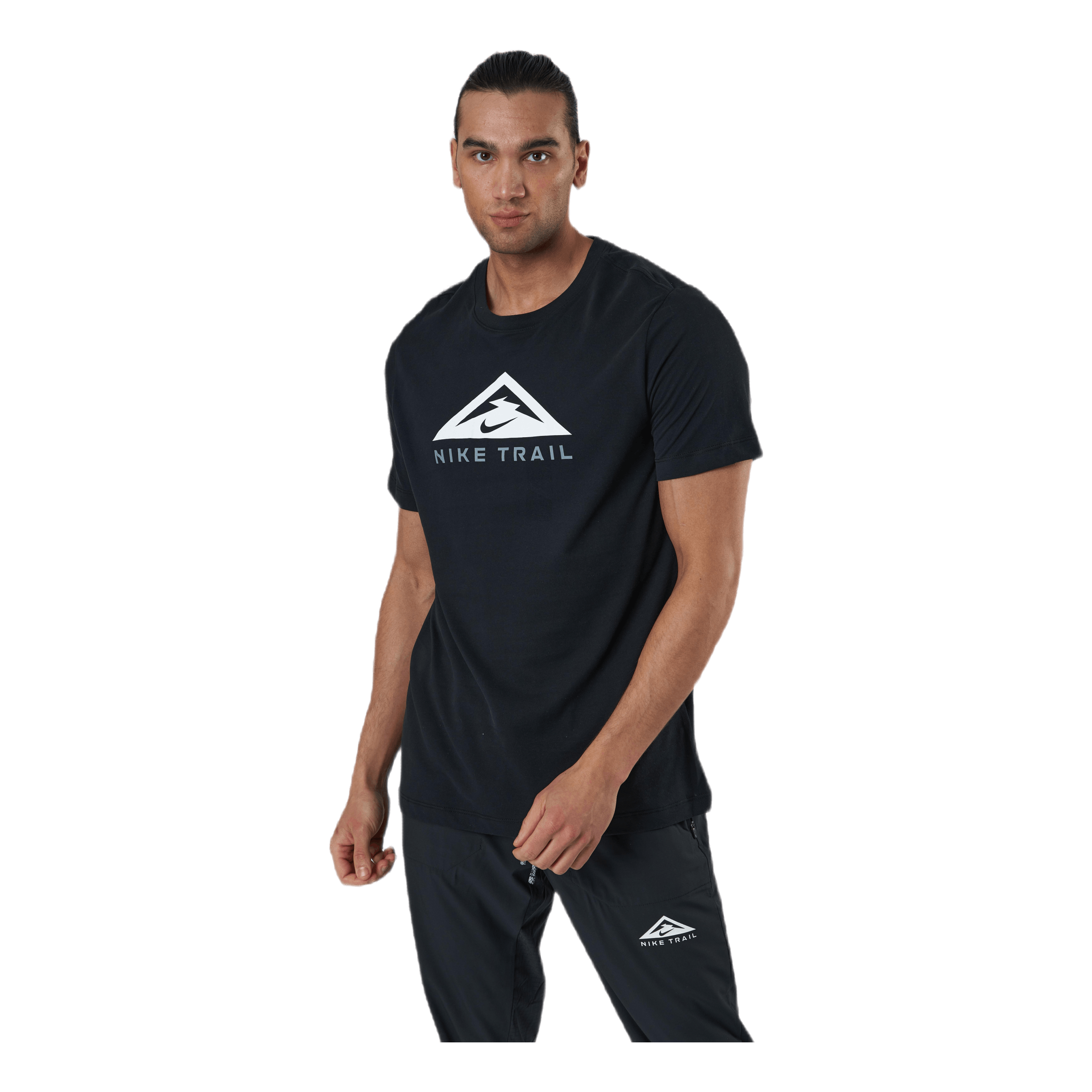 Nike Dri-FIT SS Trail Run Black 1 Nike Dri-FIT SS Trail Run Black