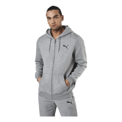 Puma Essential Small Logo Fz Hoodie Fl Grey