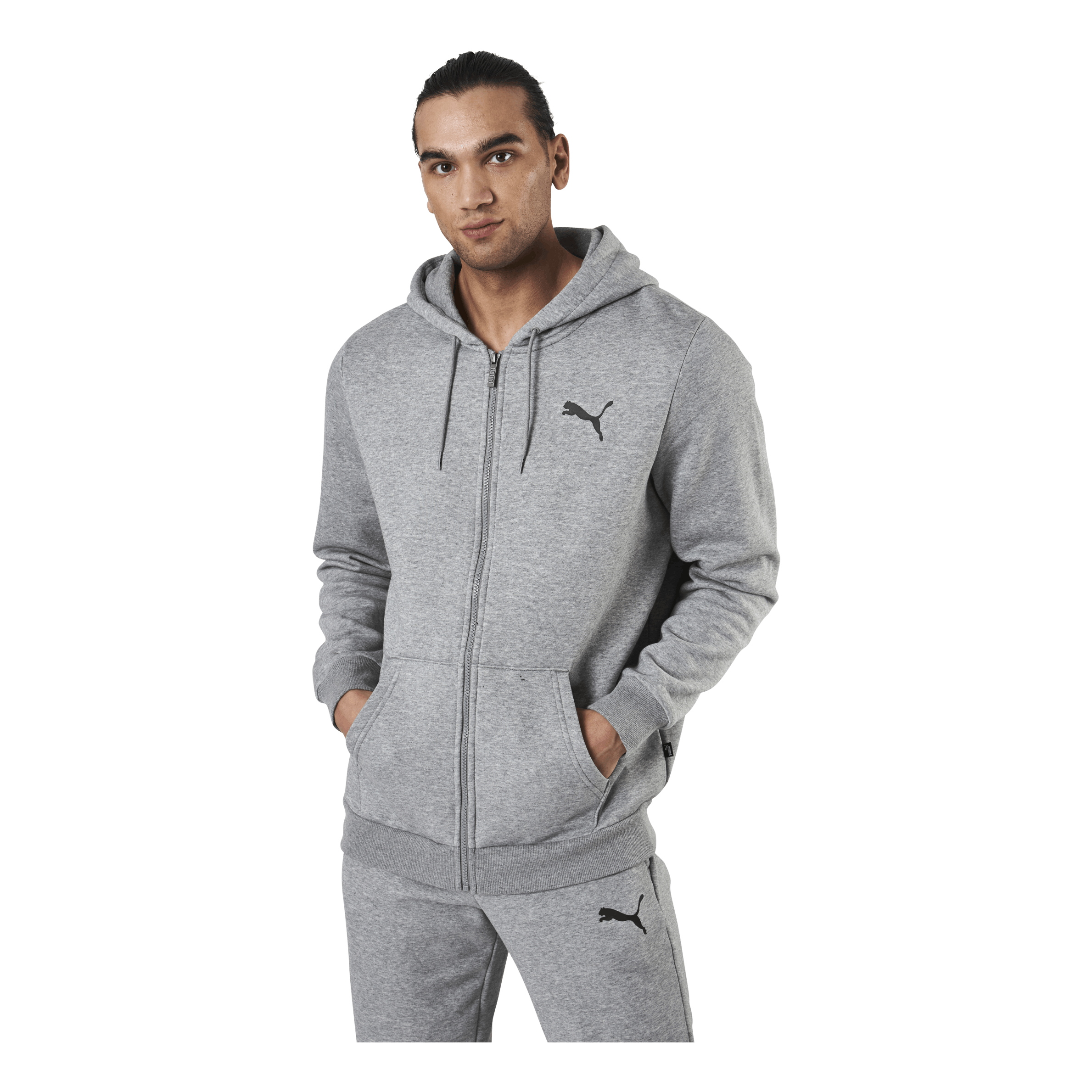 Puma Essential Small Logo Fz Hoodie Fl Grey 1 Puma Essential Small Logo Fz Hoodie Fl Grey