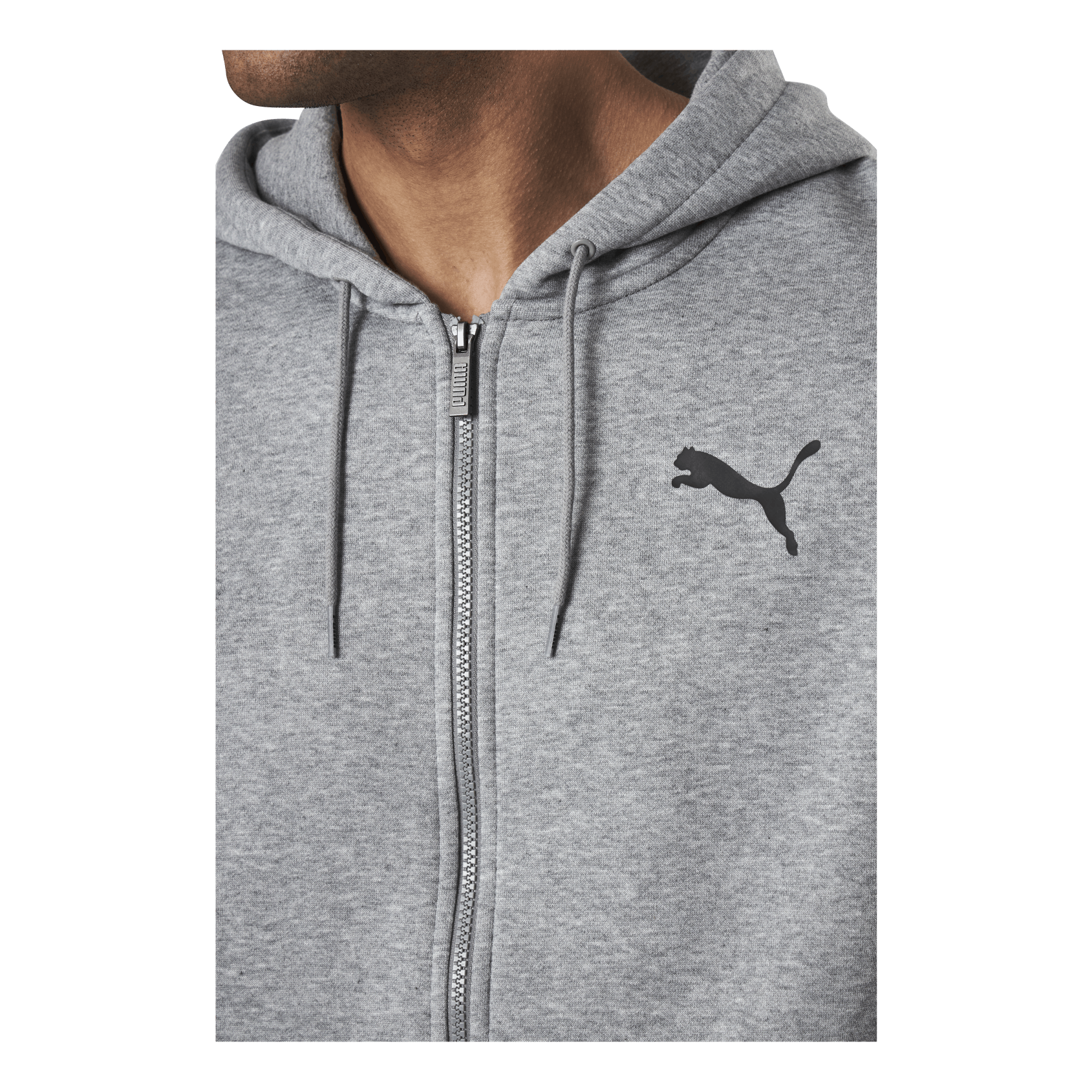 Puma Essential Small Logo Fz Hoodie Fl Grey 5 Puma Essential Small Logo Fz Hoodie Fl Grey - Image 5