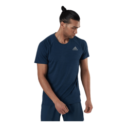 Adidas Runner Tee Men Crew Navy