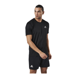 Adidas Fast Primeblue Tee Men Black / Reflective Silver