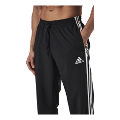 ADIDAS Essentials Tapered Cuff 3 Stripes Pants Black -Takit Myyntikauppa 09450 57 004