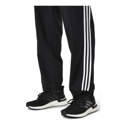 ADIDAS Essentials Tapered Cuff 3 Stripes Pants Black -Takit Myyntikauppa 09450 57 005