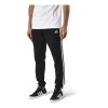 ADIDAS Essentials Tapered Elasticcuff 3 Stripes Pant Black / White