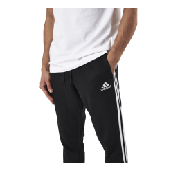 ADIDAS Essentials Tapered Elasticcuff 3 Stripes Pant Black / White -Takit Myyntikauppa 09450 62 004