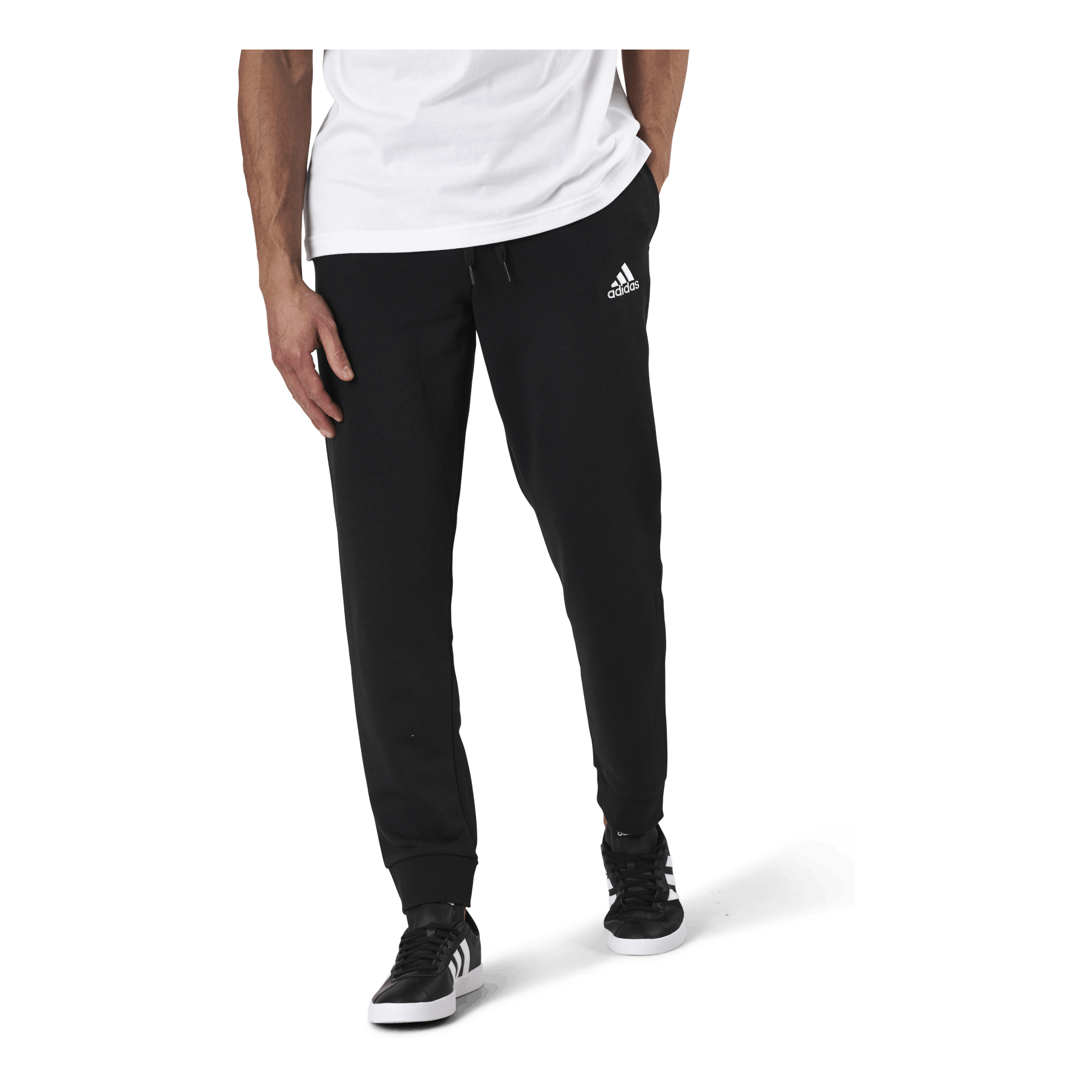 ADIDAS Essentials Tapered Cuff Pants Black 2 ADIDAS Essentials Tapered Cuff Pants Black - Image 2