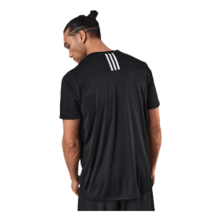 ADIDAS D2M 3 Stripes T-Shirt Black / White 9 ADIDAS D2M 3 Stripes T-Shirt Black / White -Takit Myyntikauppa 09454 30 003