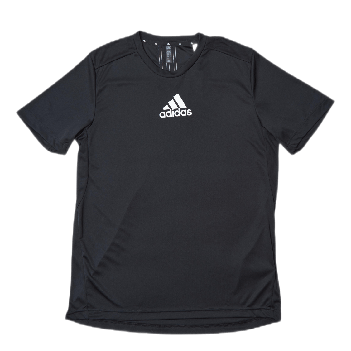 ADIDAS D2M 3 Stripes T-Shirt Black / White 5 ADIDAS D2M 3 Stripes T-Shirt Black / White - Image 5