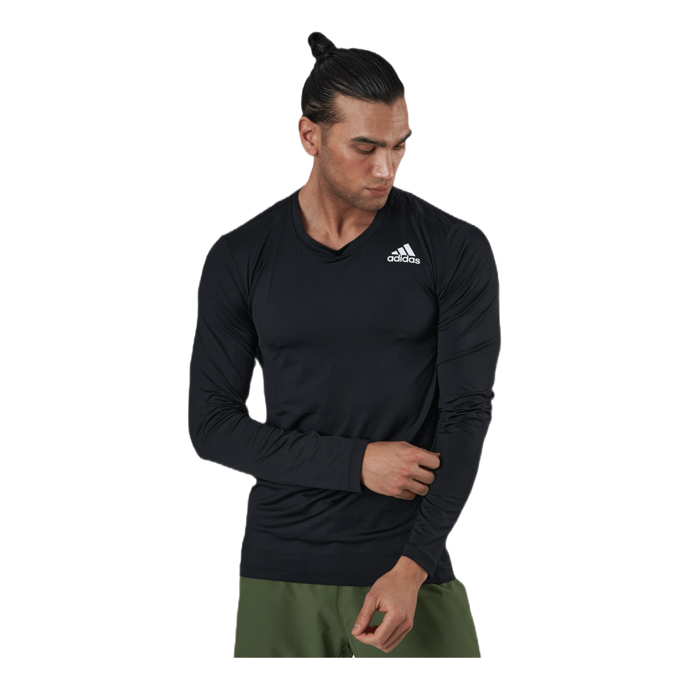 ADIDAS Techfit Compression Long Sleeve Top Black 1 ADIDAS Techfit Compression Long Sleeve Top Black