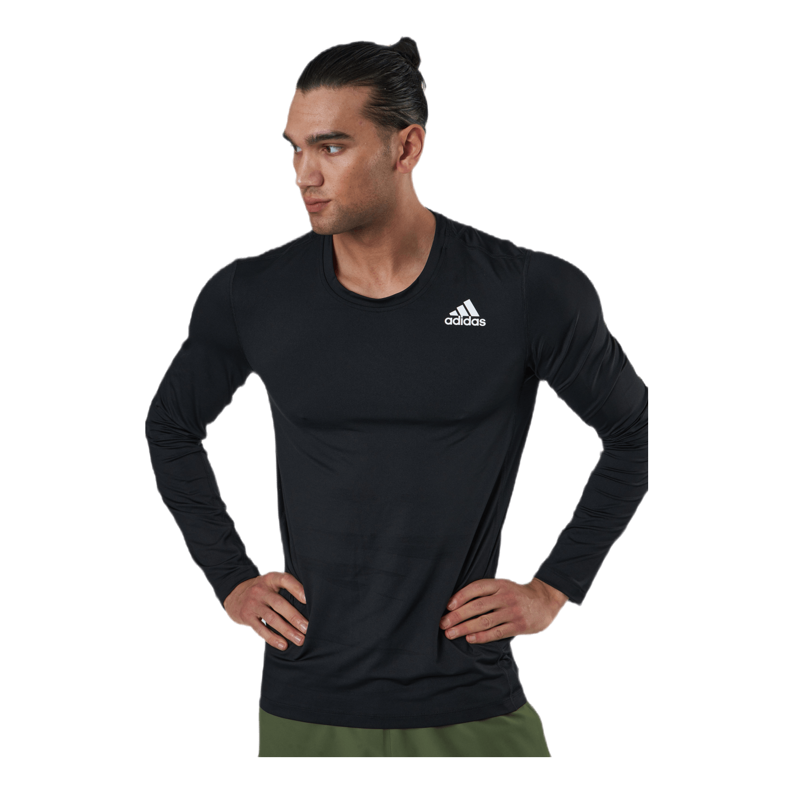 ADIDAS Techfit Compression Long Sleeve Top Black 2 ADIDAS Techfit Compression Long Sleeve Top Black - Image 2