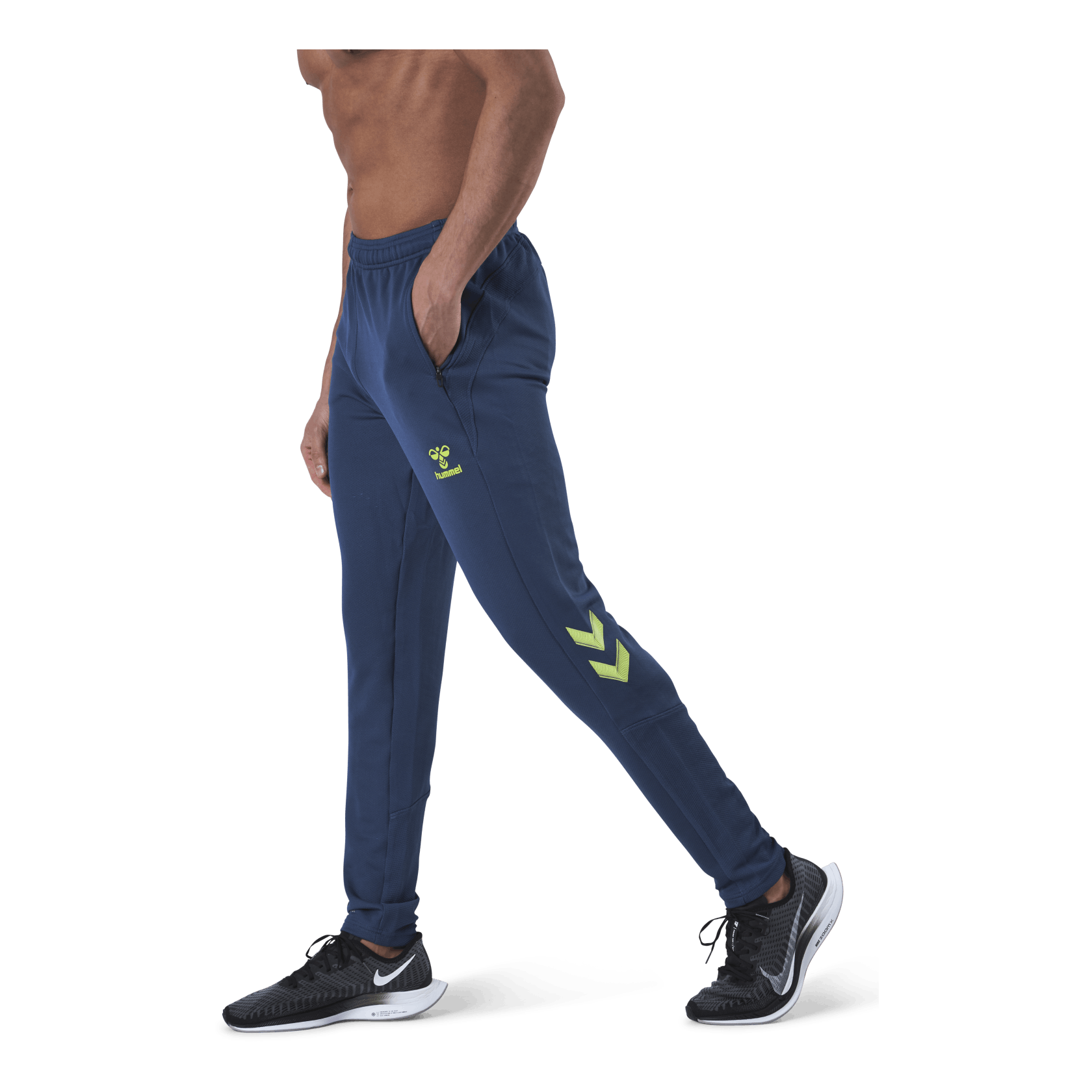 Hummel Football Pants Blue 2 Hummel Football Pants Blue - Image 2