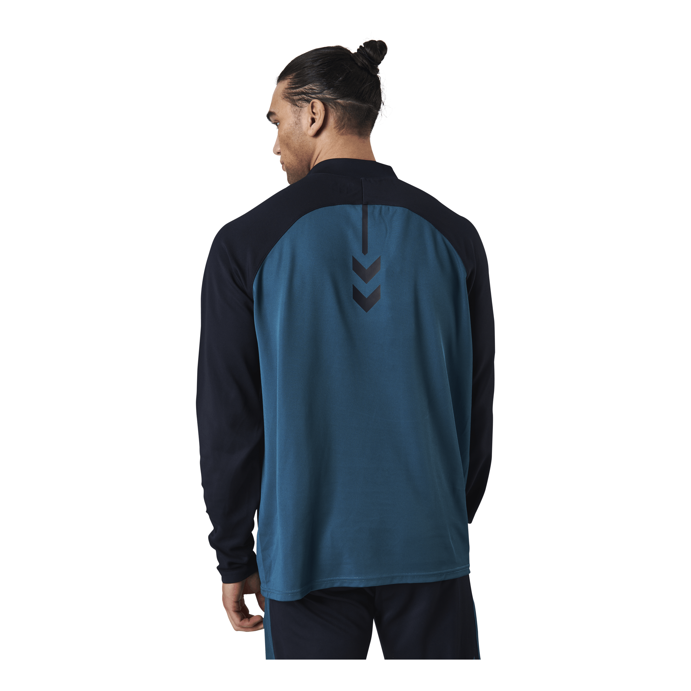 Hummel Half Zip Sweat Blue/Grey 2 Hummel Half Zip Sweat Blue/Grey - Image 2