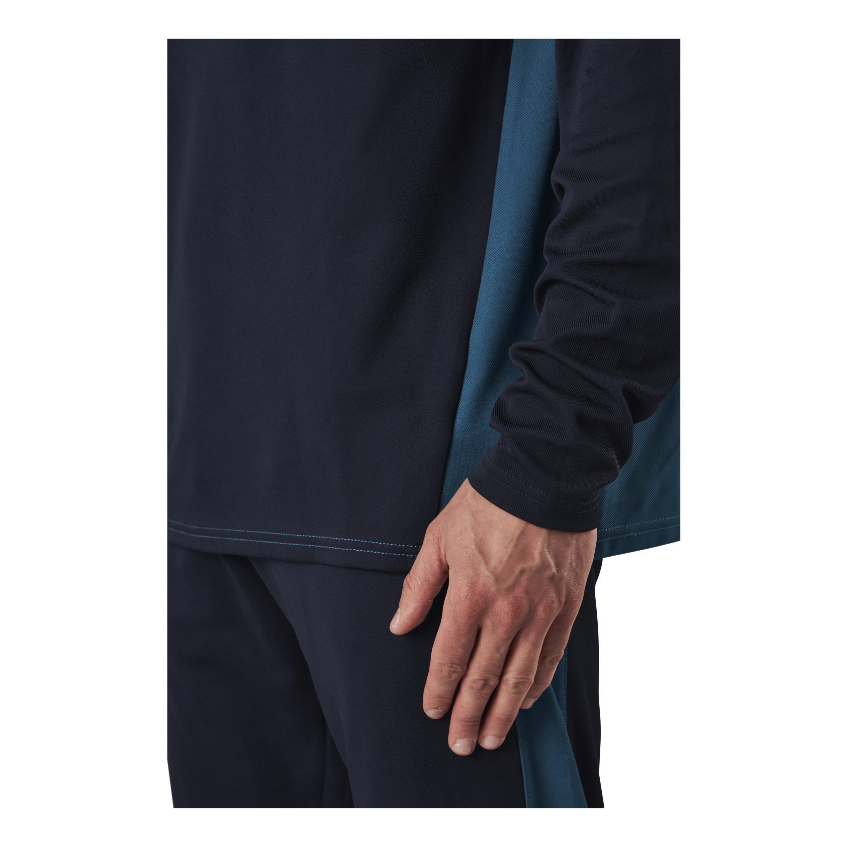 Hummel Half Zip Sweat Blue/Grey 4 Hummel Half Zip Sweat Blue/Grey - Image 4