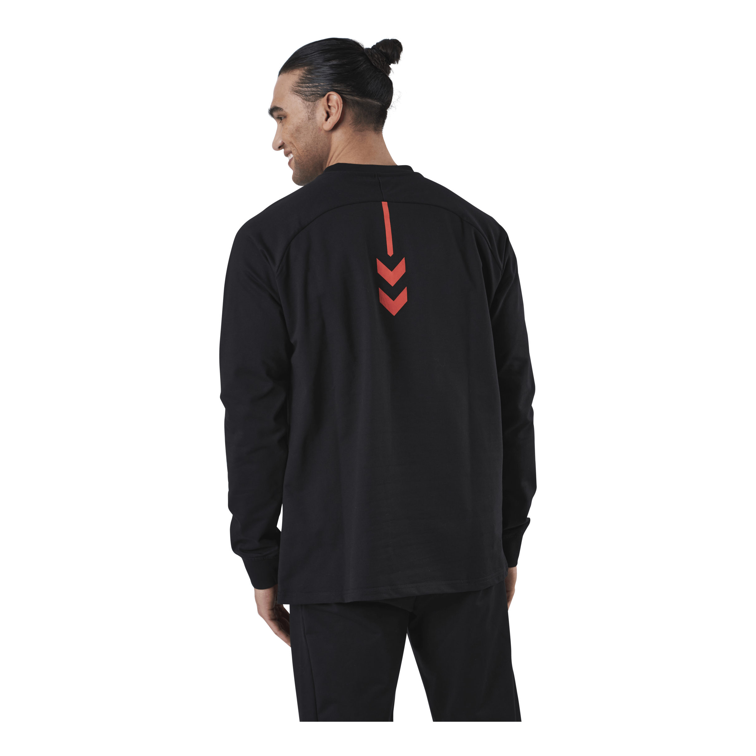 Hummel Cotton Sweatshirt Black 2 Hummel Cotton Sweatshirt Black - Image 2