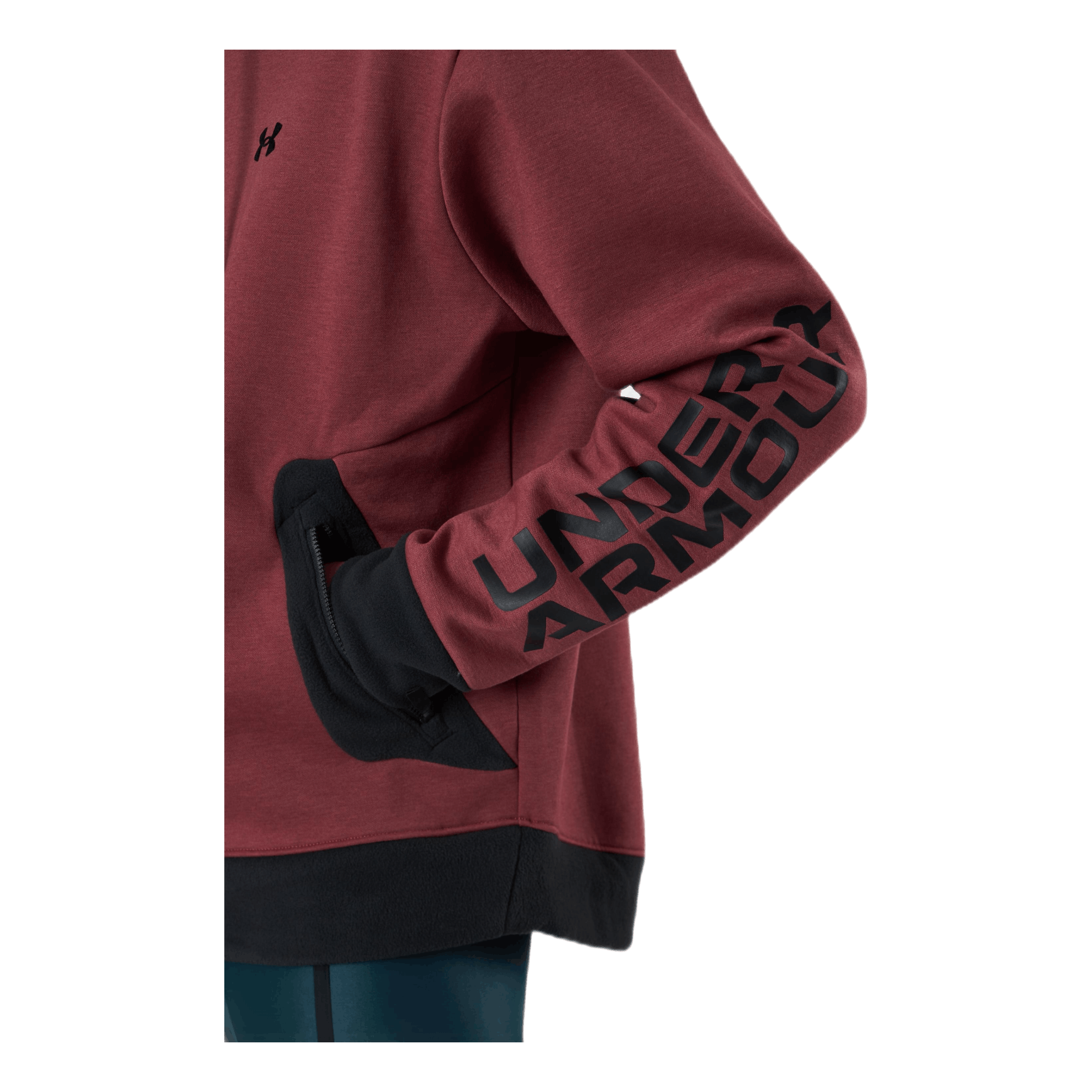 Under Armour Recover Fleece Hoodie Purple 4 Under Armour Recover Fleece Hoodie Purple - Image 4