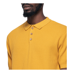 DEDICATED Sweater Short Sleeve Gnesta Yellow -Takit Myyntikauppa 17356 YLW YLW 3