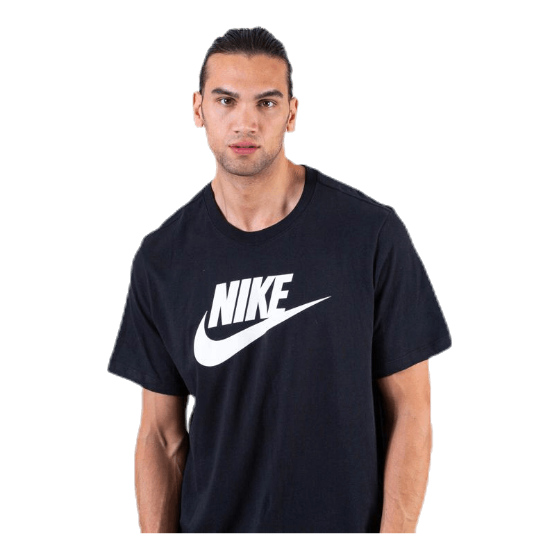 Nike Sportswear Men's T-Shirt BLACK/WHITE 2 Nike Sportswear Men's T-Shirt BLACK/WHITE - Image 2