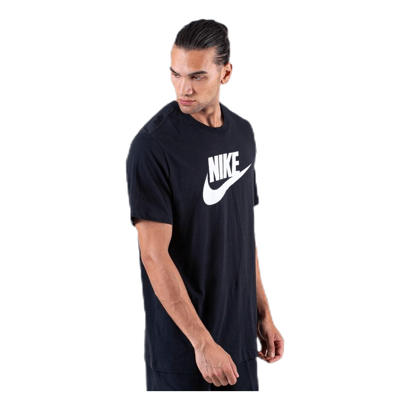 Nike Sportswear Men's T-Shirt BLACK/WHITE 4 Nike Sportswear Men's T-Shirt BLACK/WHITE - Image 4