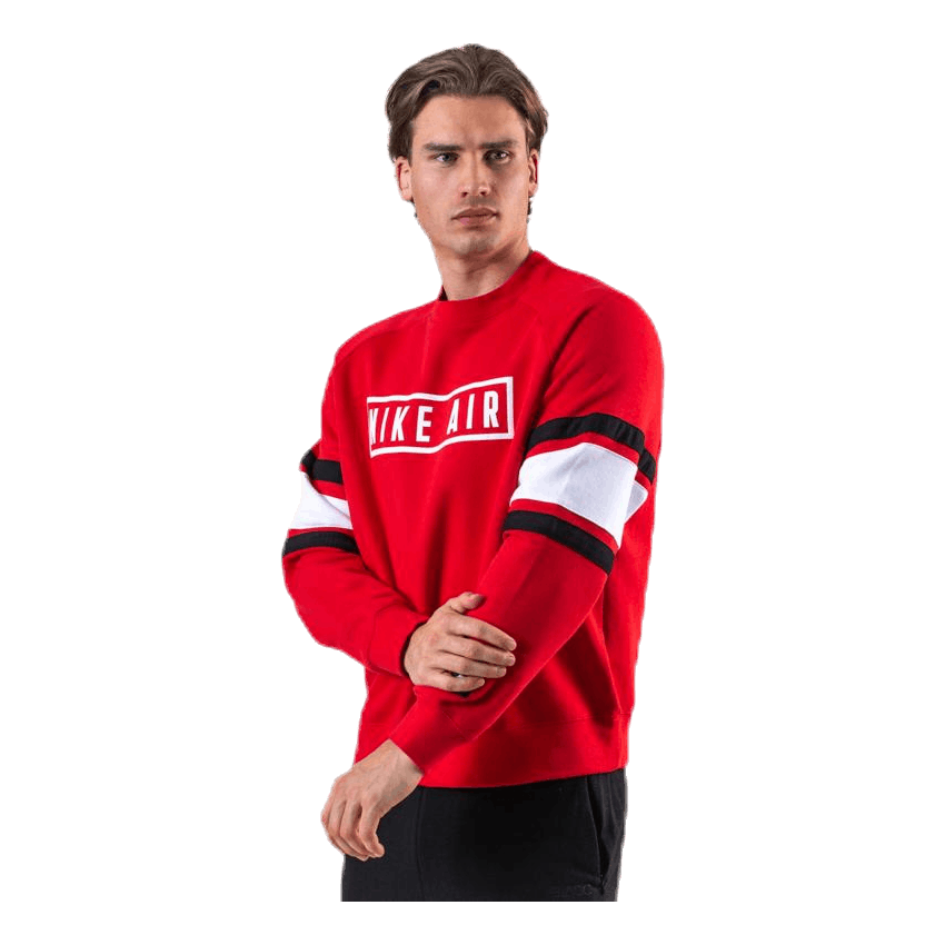 Nike Air Crew FLC Red 2 Nike Air Crew FLC Red - Image 2