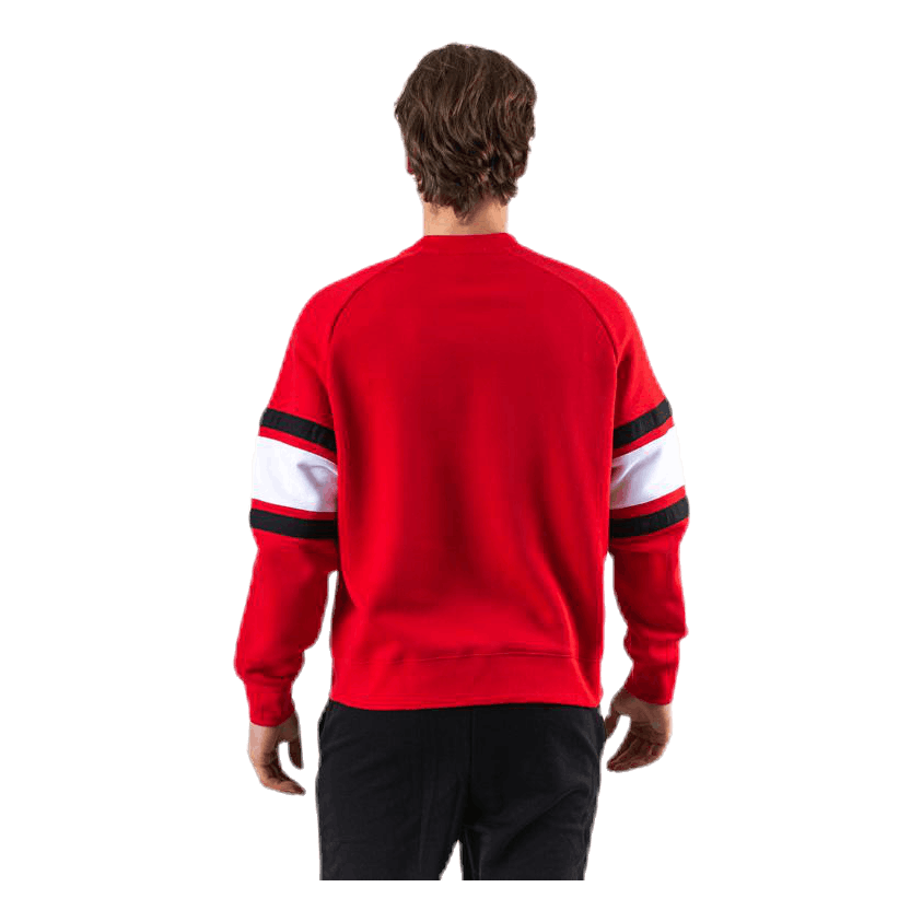 Nike Air Crew FLC Red 3 Nike Air Crew FLC Red - Image 3