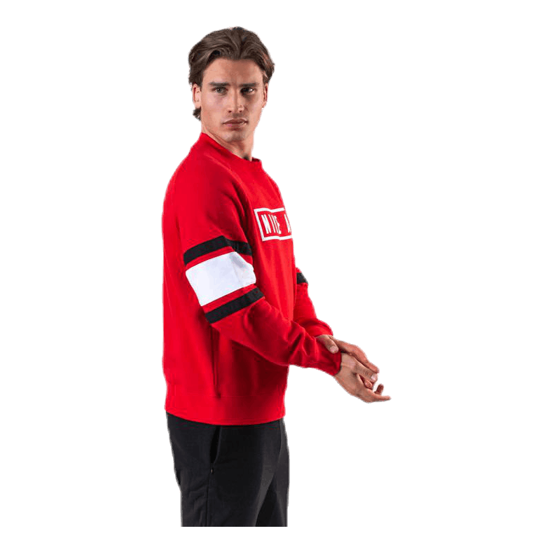 Nike Air Crew FLC Red 4 Nike Air Crew FLC Red - Image 4