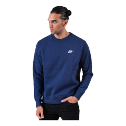 Nike Sportswear Club Fleece Crew MIDNIGHT NAVY/WHITE