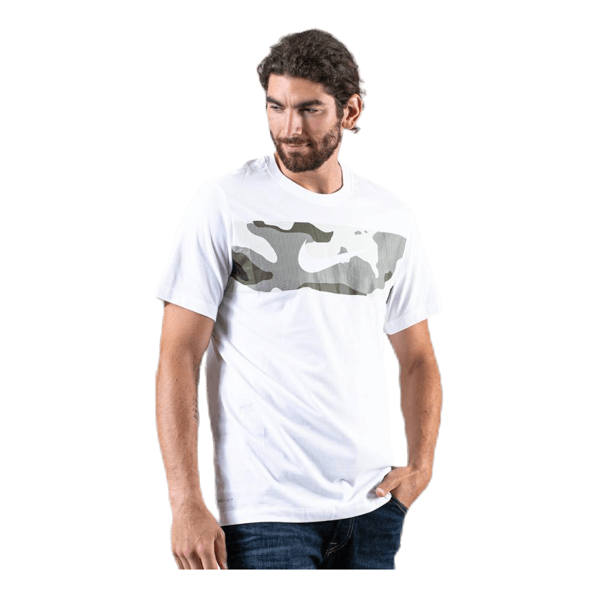 Nike Dry Tee Camo Block White/Black 3 Nike Dry Tee Camo Block White/Black - Image 3