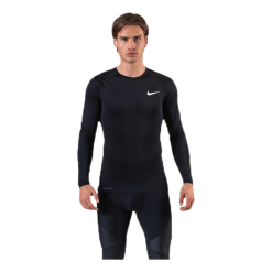 Nike Pro LS Top White/Black