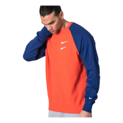 Nike Swoosh Crew FT Orange/Blue