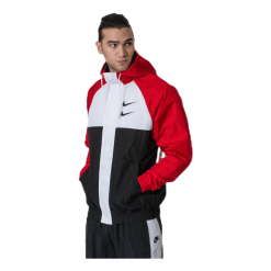 Nike Nsw Swoosh Jkt Hd White/Black/Red